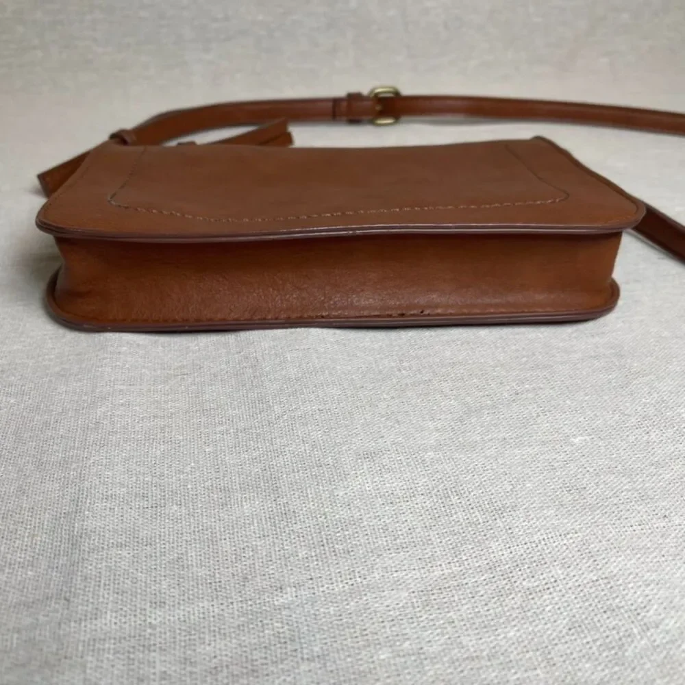 Sonoma | Cognac Brown Vegan Leather Barlow Crossbody Bag